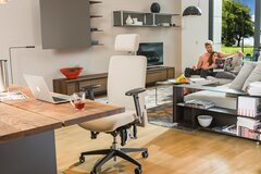 Living cu birou pentru Homeoffice