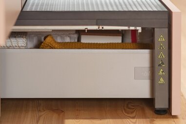 Treapta montata deasupra sertarului pentru plinta