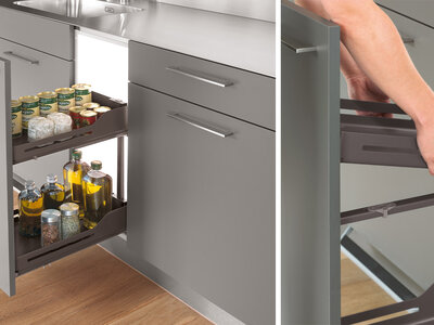 Cos jolly Peka Snello Libell integrat in mobiler de bucatarie