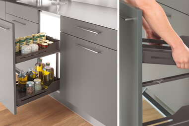 Cos jolly Peka Snello Libell integrat in mobiler de bucatarie