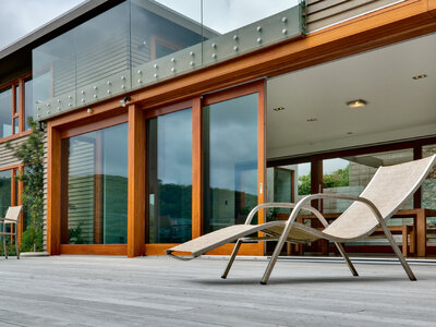 Fatada cu culisanta cu ridicare Siegenia portal HS