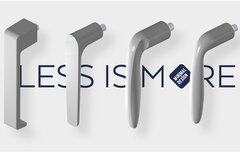 Manere Master Minimal cu logo "Less is More"