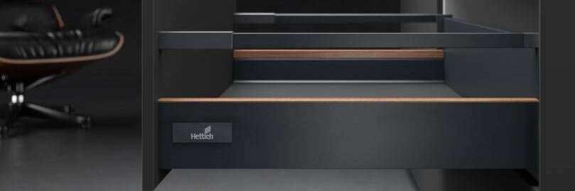 Sertar Hettich InnoTech Atira - design antracit