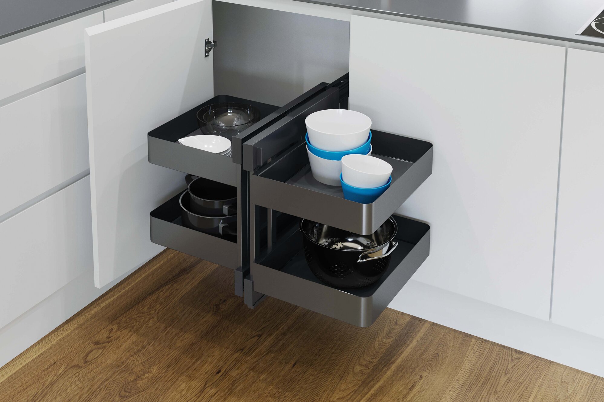 Corp de colt VS COR FLEX negru