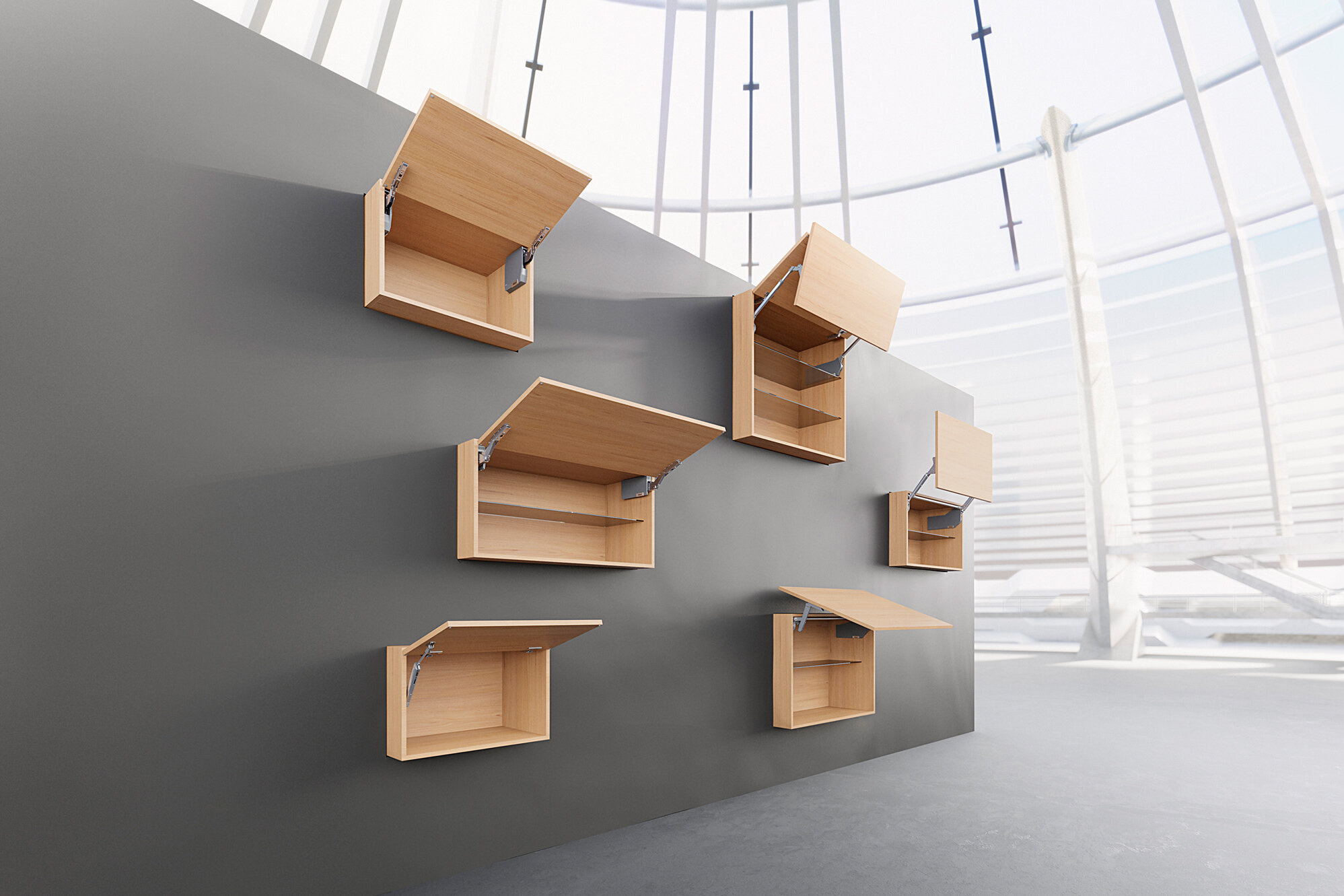 Gama de sisteme BLUM Aventos