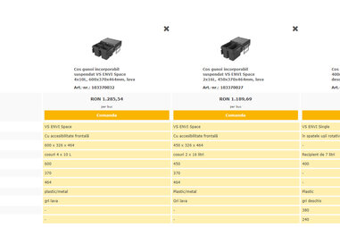 Comparatie cosuri de gunoi in webshop Schachermayer