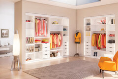 Dressing cu polite imbinate cu demontabilul Lamello Cabineo