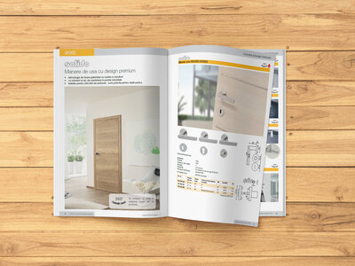 Brosura "Feronerie si accesorii pentru usi, mobila si cuiere" Brosura "Feronerie si accesorii pentru usi, mobila si cuiere"