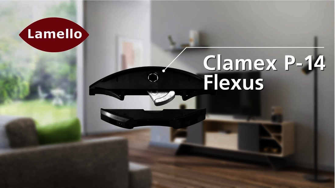 Prezentare video conector mobilier Lamello Clamex P-14 Flexus